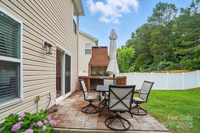 512 Nanny Point Dr, Monroe, NC 28110 - view of patio featuring outdoor dining area