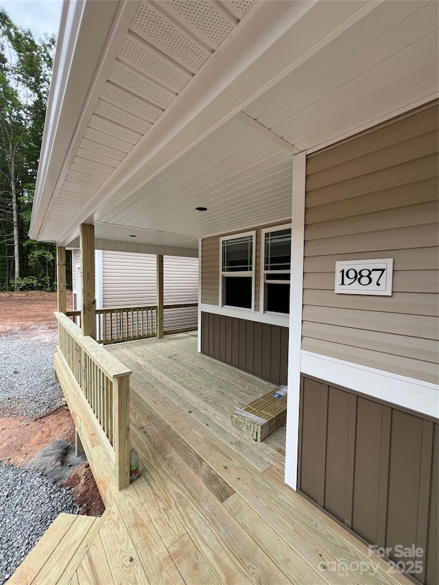 1987 Robert Rufty Ln, Catawba, NC 28609 - view of wooden deck