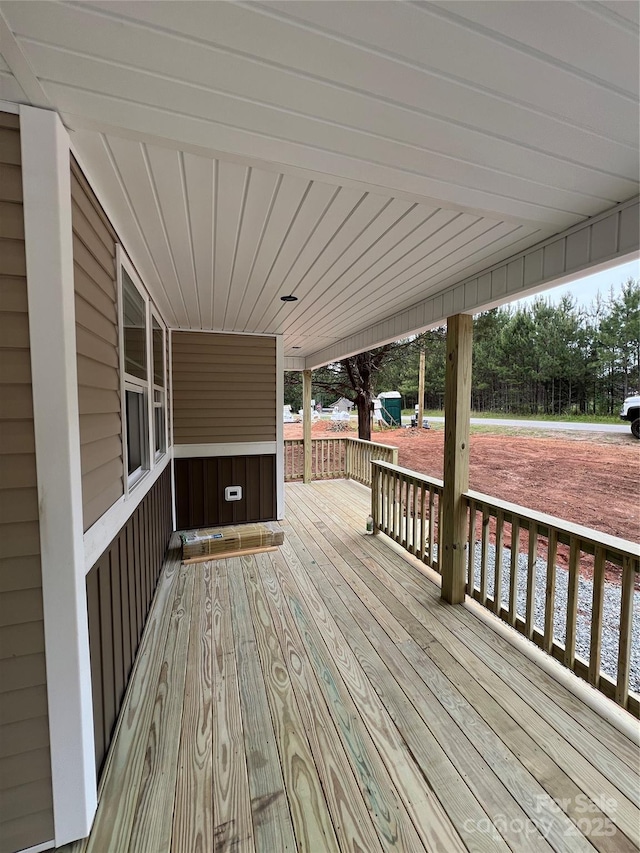 1987 Robert Rufty Ln, Catawba, NC 28609 - view of wooden terrace