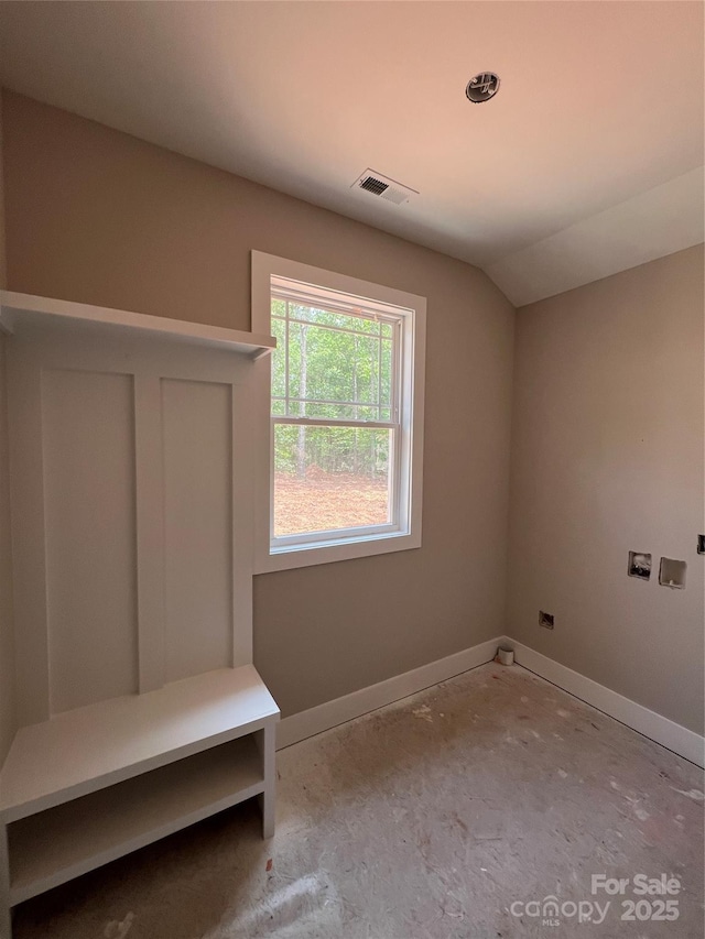 1987 Robert Rufty Ln, Catawba, NC 28609 - empty room with baseboards and lofted ceiling