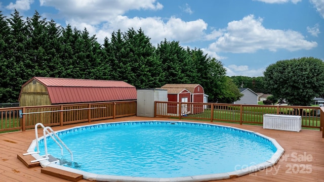 139 Pleasant Garden Dr, Taylorsville, NC 28681 - view of pool featuring a wooden deck
