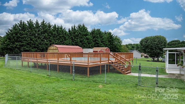 139 Pleasant Garden Dr, Taylorsville, NC 28681 - view of yard