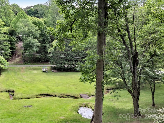 49 Trimont Mountain Trl, Franklin, NC 28734 - view of community featuring a lawn and a view of trees
