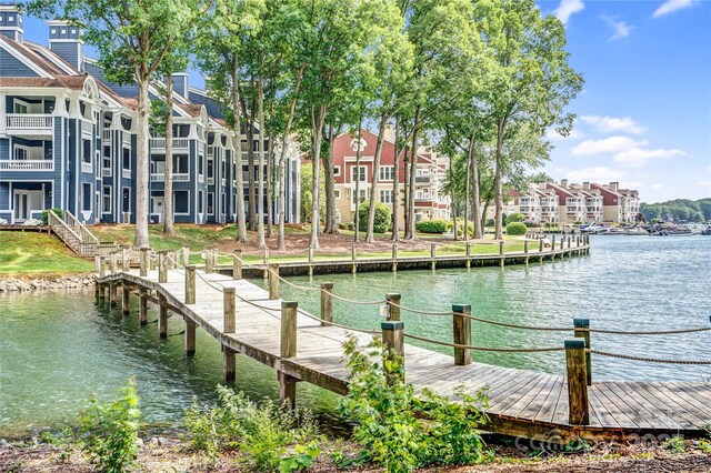 753 SW Dr, Davidson, NC 28036 - dock area featuring a water view