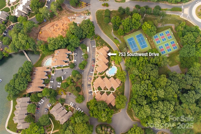 753 SW Dr, Davidson, NC 28036 - aerial overview of property's location