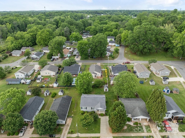 252 Sweet Bay Ln NW, Concord, NC 28027 - aerial view of residential area with a heavily wooded area