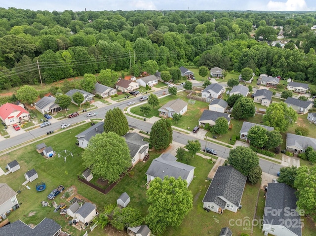 252 Sweet Bay Ln NW, Concord, NC 28027 - aerial view of residential area with a heavily wooded area
