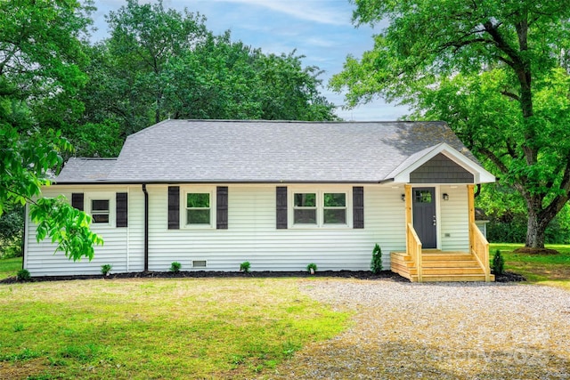 615 Irish Potato Rd, Concord, NC 28025 - view of front of home featuring a shingled roof and a front yard