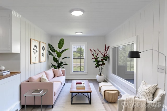 615 Irish Potato Rd, Concord, NC 28025 - living area featuring wood finished floors and baseboards