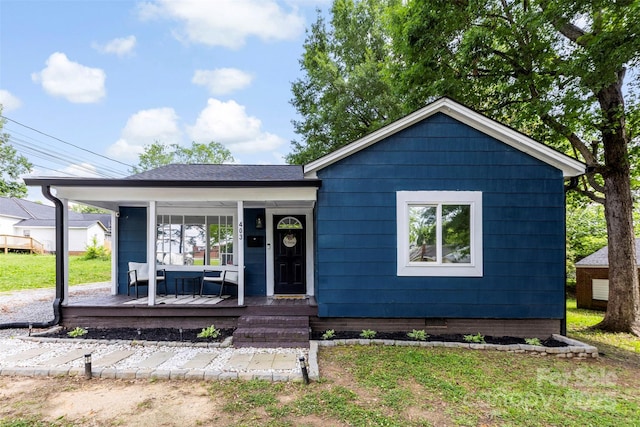 403 W 2nd St, Cherryville, NC 28021 - view of front of house with covered porch