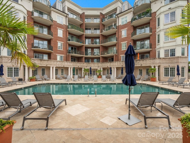 300 W 5th St Unit 433, Charlotte, NC 28202 - community pool featuring a patio