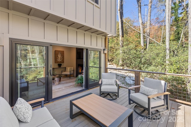 1081 Hicks Rd Unit B, Highlands, NC 28741 - view of wooden deck