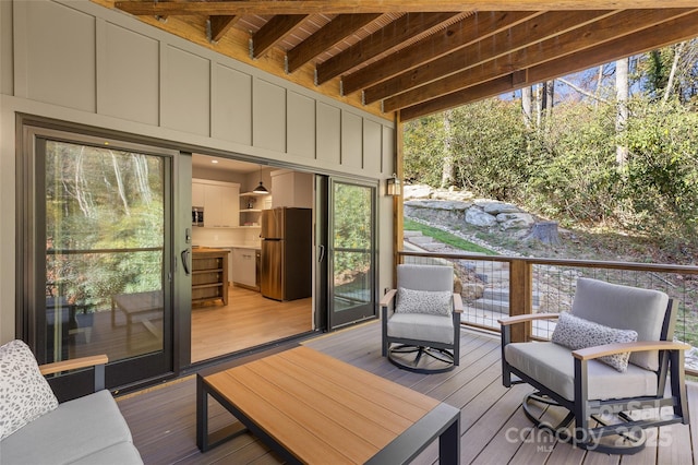 1081 Hicks Rd Unit B, Highlands, NC 28741 - view of deck