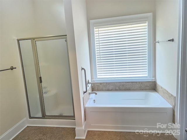 1108 Tarram Ct Unit 12, Lancaster, SC 29720 - bathroom with a bath and a shower stall