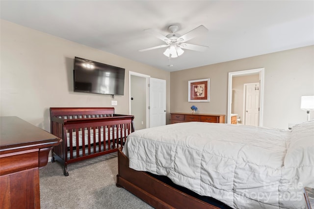 3996 Heather View Ln, Winston Salem, NC 27127 - bedroom with carpet and ceiling fan