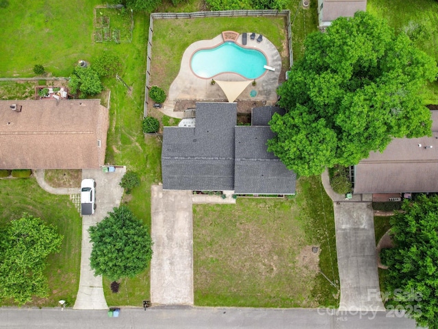 2666 Hill Ln, Gastonia, NC 28054 - aerial view of a pool