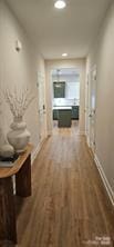 320 Lawrence Gray Rd, Charlotte, NC 28262 - corridor with baseboards and wood finished floors