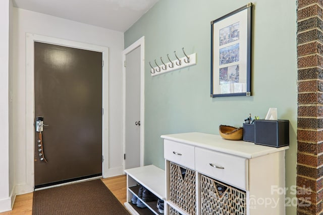 318 Old Leicester Hwy, Asheville, NC 28806 - mudroom with light wood finished floors