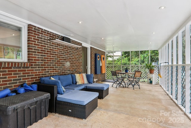 318 Old Leicester Hwy, Asheville, NC 28806 - view of patio / terrace with an outdoor hangout area and outdoor dining area