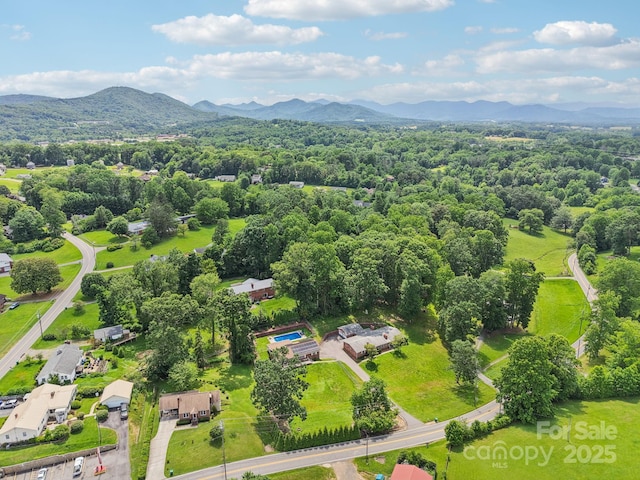 318 Old Leicester Hwy, Asheville, NC 28806 - drone / aerial view of mountains