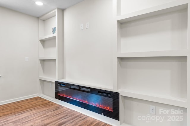 520 Hickory Ave, Hudson, NC 28638 - mudroom with built in features, wood finished floors, baseboards, and recessed lighting