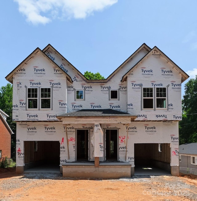 5615 Lantana Ave Unit B, Charlotte, NC 28205 - property in mid-construction with an attached garage and driveway