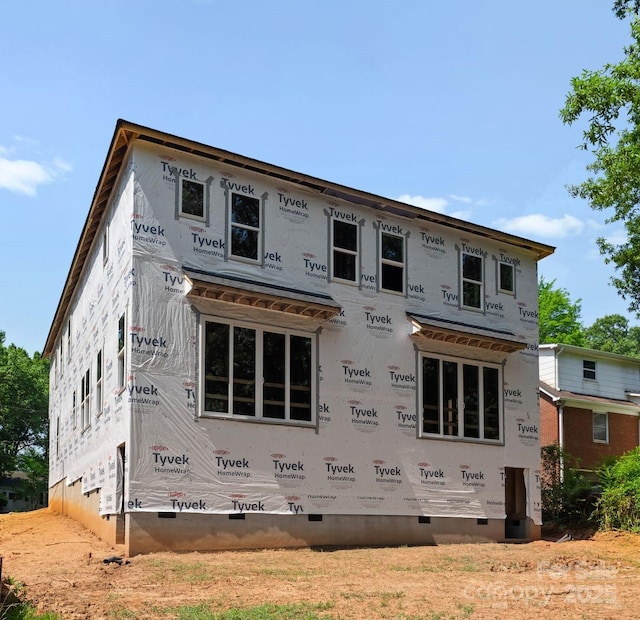 5615 Lantana Ave Unit B, Charlotte, NC 28205 - rear view of property featuring crawl space