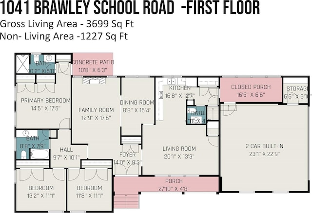 1041 Brawley School Rd, Mooresville, NC 28117 - room layout