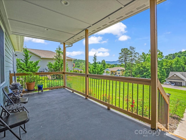 2301 Saratoga Run, Morganton, NC 28655 - view of patio