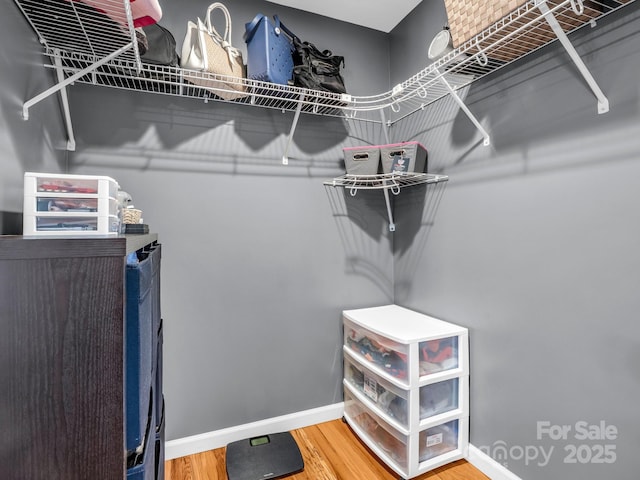 2301 Saratoga Run, Morganton, NC 28655 - spacious closet featuring wood finished floors