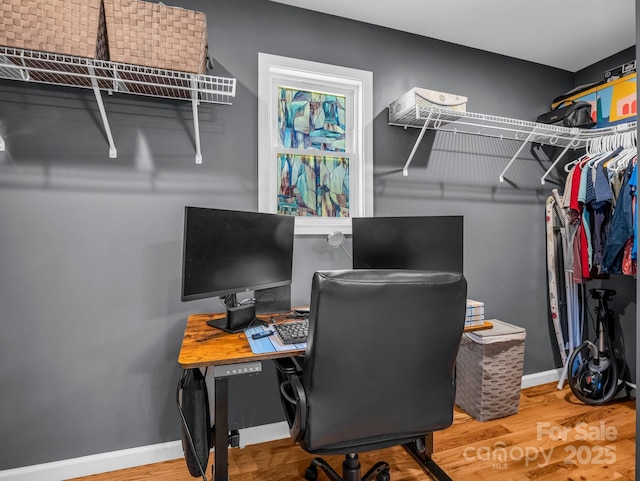 2301 Saratoga Run, Morganton, NC 28655 - office area with wood finished floors and baseboards