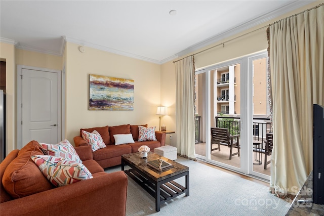 4620 Piedmont Row Dr Unit 308, Charlotte, NC 28210 - living area with ornamental molding