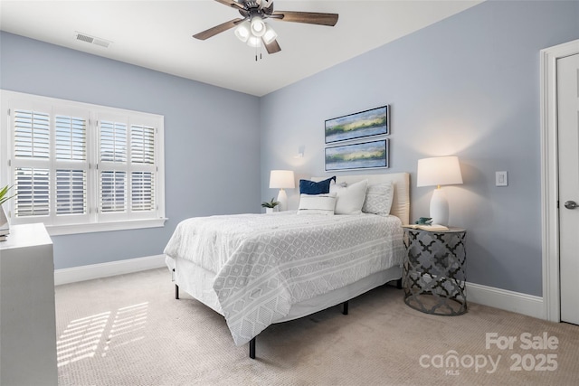 9219 Whispering Wind Dr, Charlotte, NC 28277 - carpeted bedroom featuring baseboards and ceiling fan