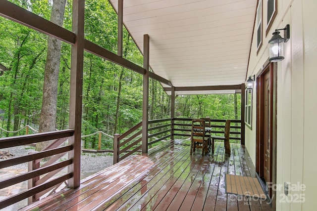 291 Dills Rd, Bryson City, NC 28713 - view of wooden deck