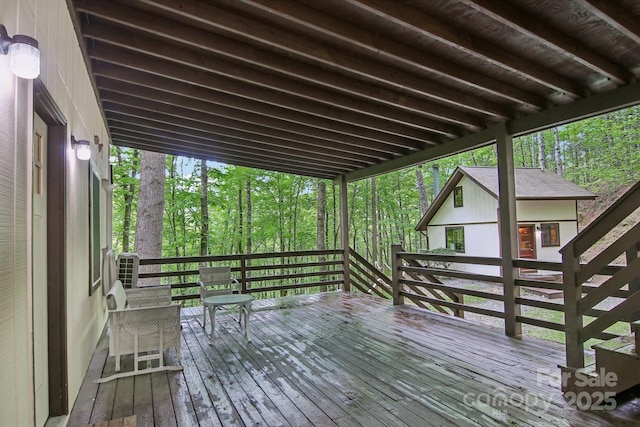 291 Dills Rd, Bryson City, NC 28713 - view of wooden deck