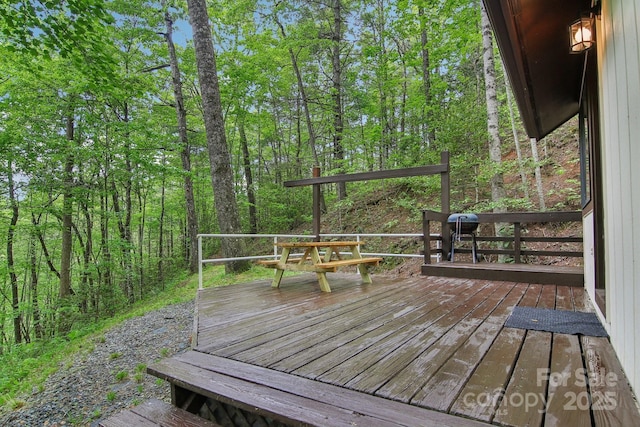 291 Dills Rd, Bryson City, NC 28713 - view of wooden terrace