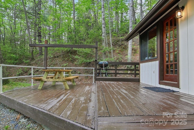 291 Dills Rd, Bryson City, NC 28713 - view of wooden terrace