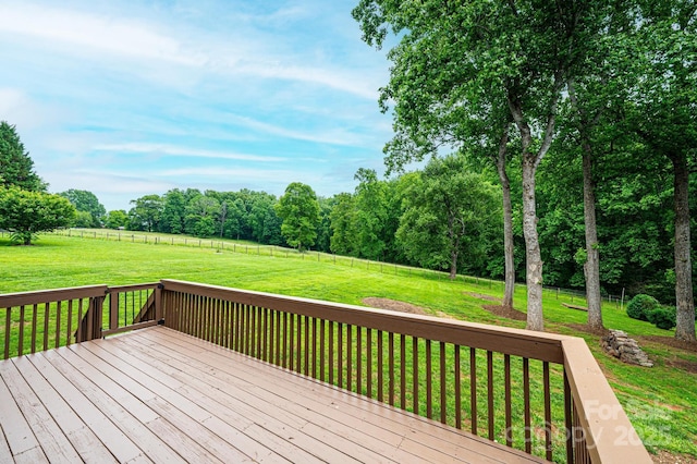 2728 Touchstone Cir, Newton, NC 28658 - view of wooden terrace