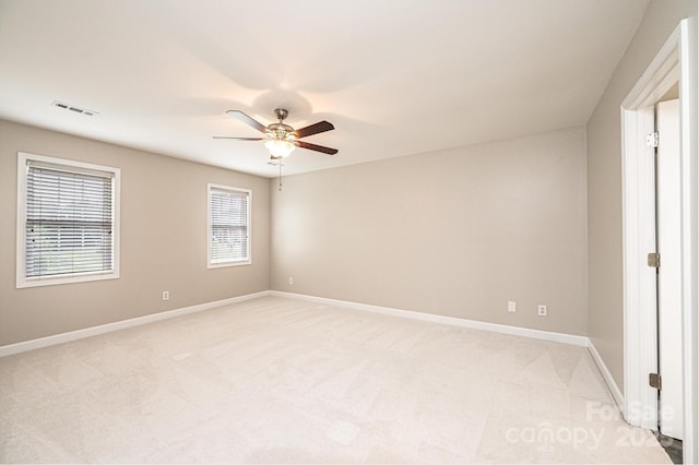 2728 Touchstone Cir, Newton, NC 28658 - empty room with ceiling fan, light carpet, and baseboards