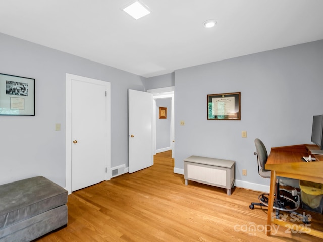 185 Greenstoke Loop, Tryon, NC 28782 - home office with light wood-type flooring and baseboards