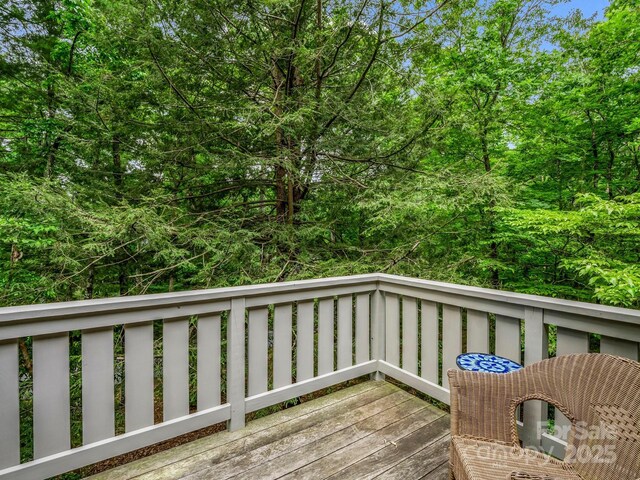 185 Greenstoke Loop, Tryon, NC 28782 - view of wooden terrace