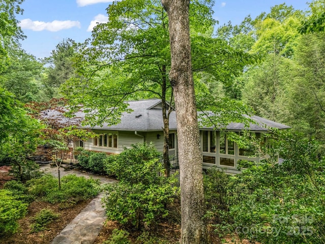 185 Greenstoke Loop, Tryon, NC 28782 - rear view of property with a shingled roof