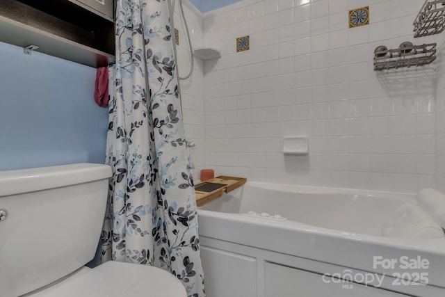619 Beaverdam Rd, Asheville, NC 28804 - full bathroom with toilet and shower / tub combo