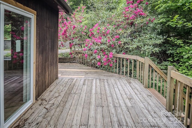 680 Timberlane Dr, Boone, NC 28607 - view of wooden terrace