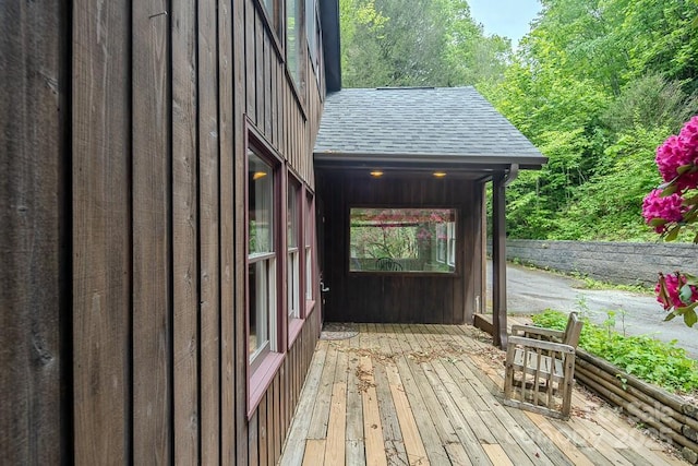680 Timberlane Dr, Boone, NC 28607 - view of wooden terrace