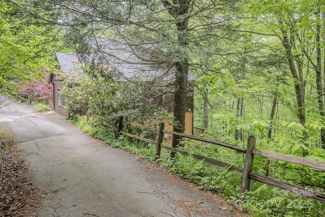 680 Timberlane Dr, Boone, NC 28607 - view of road with a wooded view