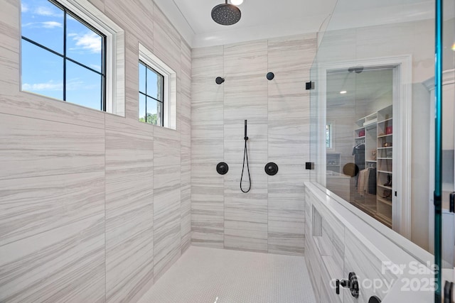 1405 Waxhaw Marvin Rd, Waxhaw, NC 28173 - bathroom with tiled shower