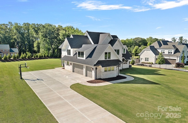 1405 Waxhaw Marvin Rd, Waxhaw, NC 28173 - view of front of house with a garage, driveway, and a shingled roof