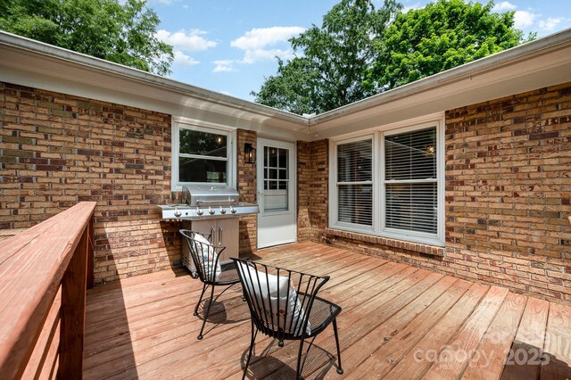 418 Melody Ln, Shelby, NC 28152 - view of wooden terrace