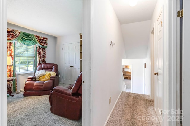 1104 Colony Ct, Gastonia, NC 28056 - corridor with carpet and baseboards